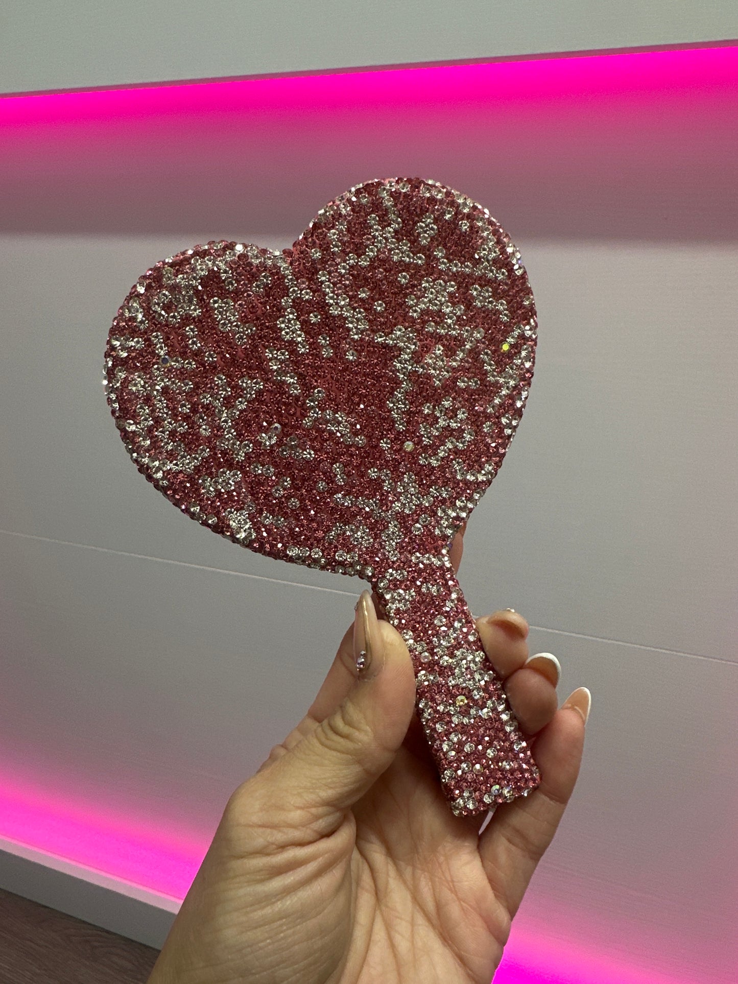 Bling Heart Mirror