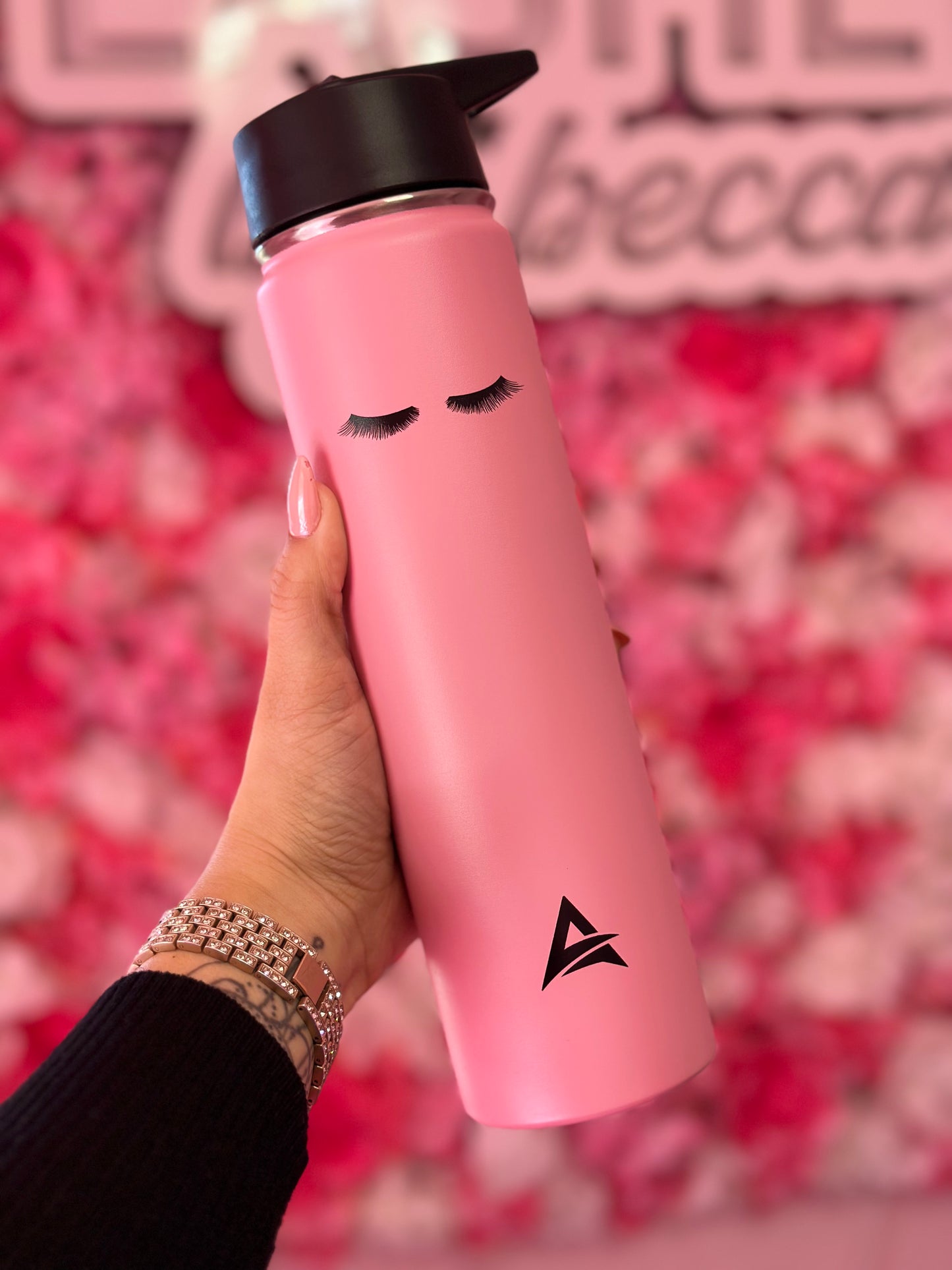 Pink Lash Water Bottle