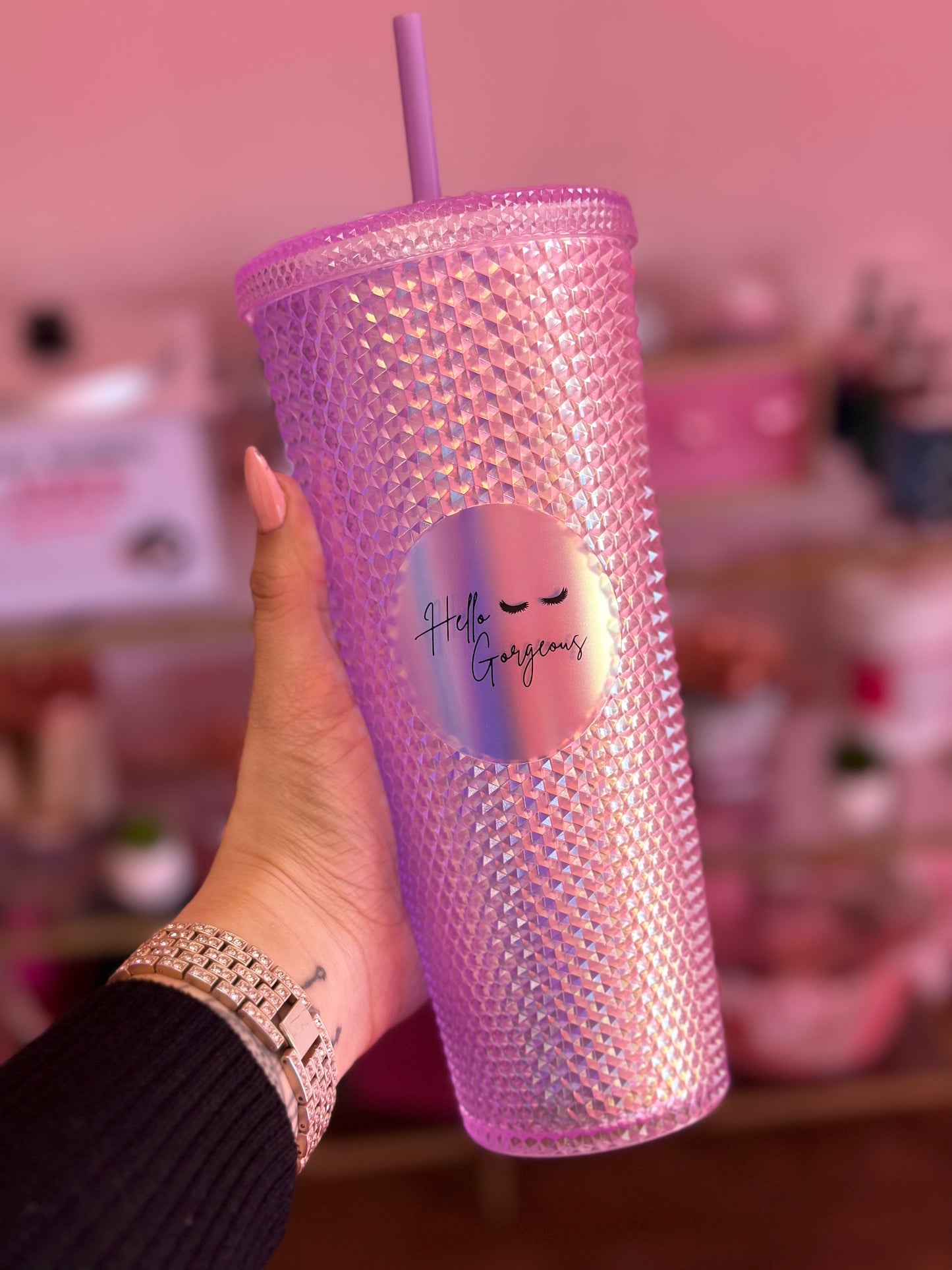 Iridescent Purple Tumbler