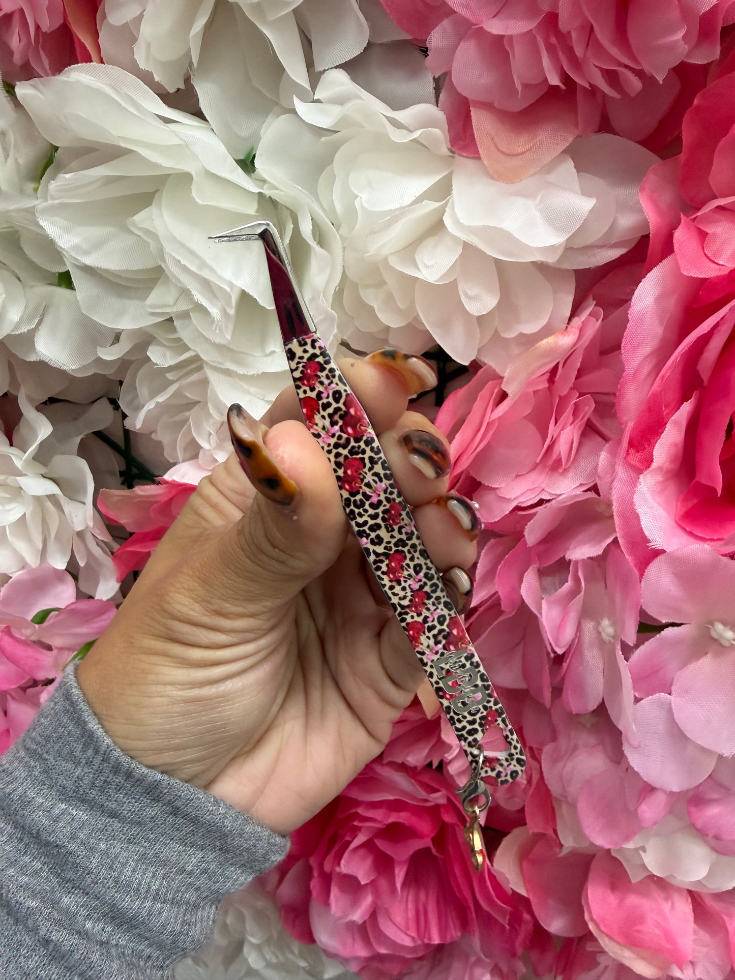 Cherry Cheetah Tweezers