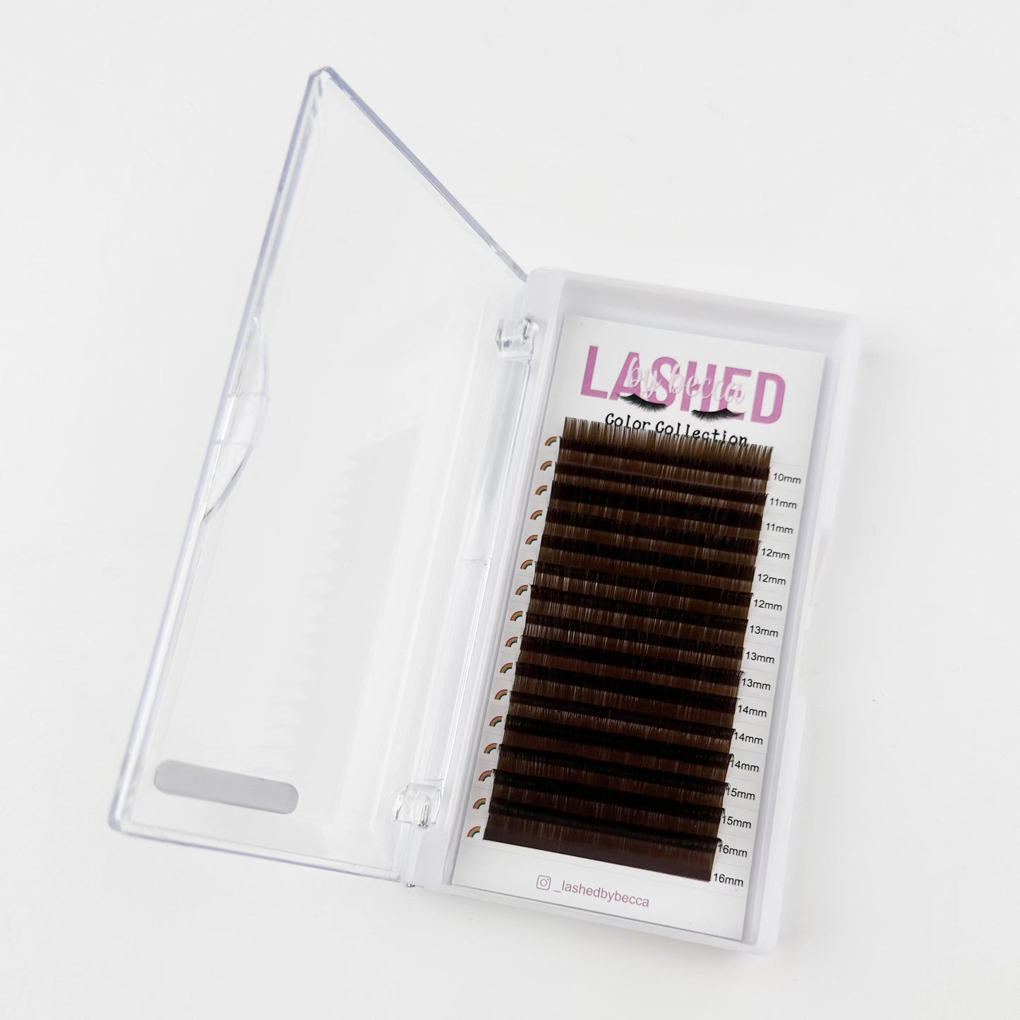 Dark Brown Mix Lash Trays