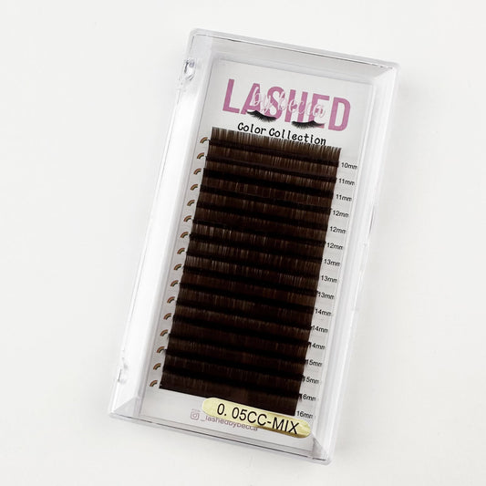 Dark Brown Mix Lash Trays